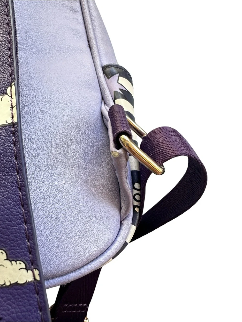 The Nightmare Before Christmas Pastel Gradient Mini Backpack - Purple/Blue